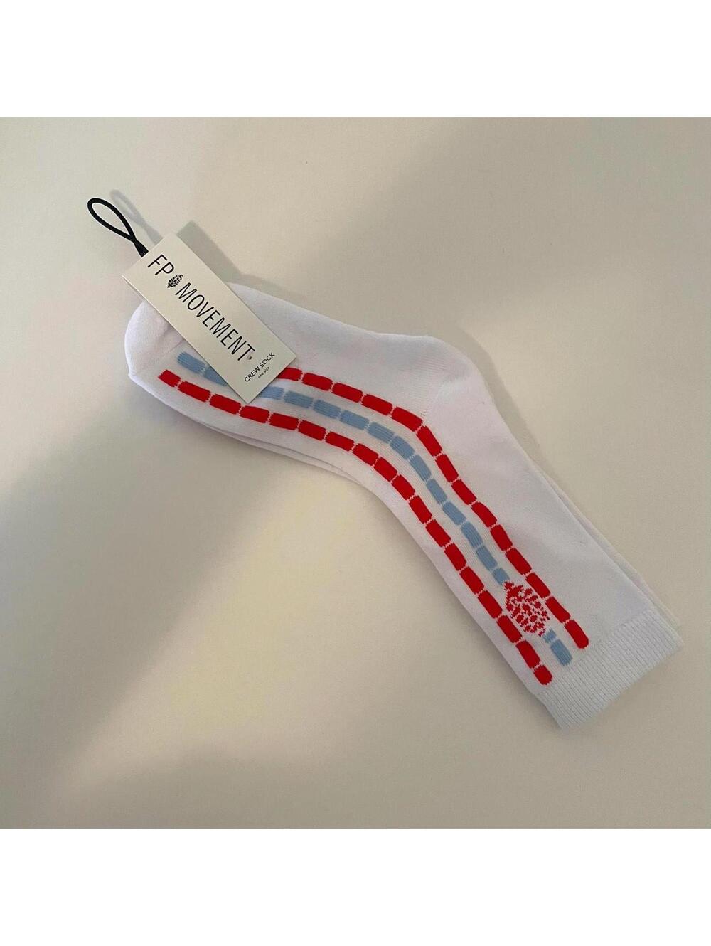 Gemini said Free People Movement Logomania Sport Crew Socks NWT Size S/M